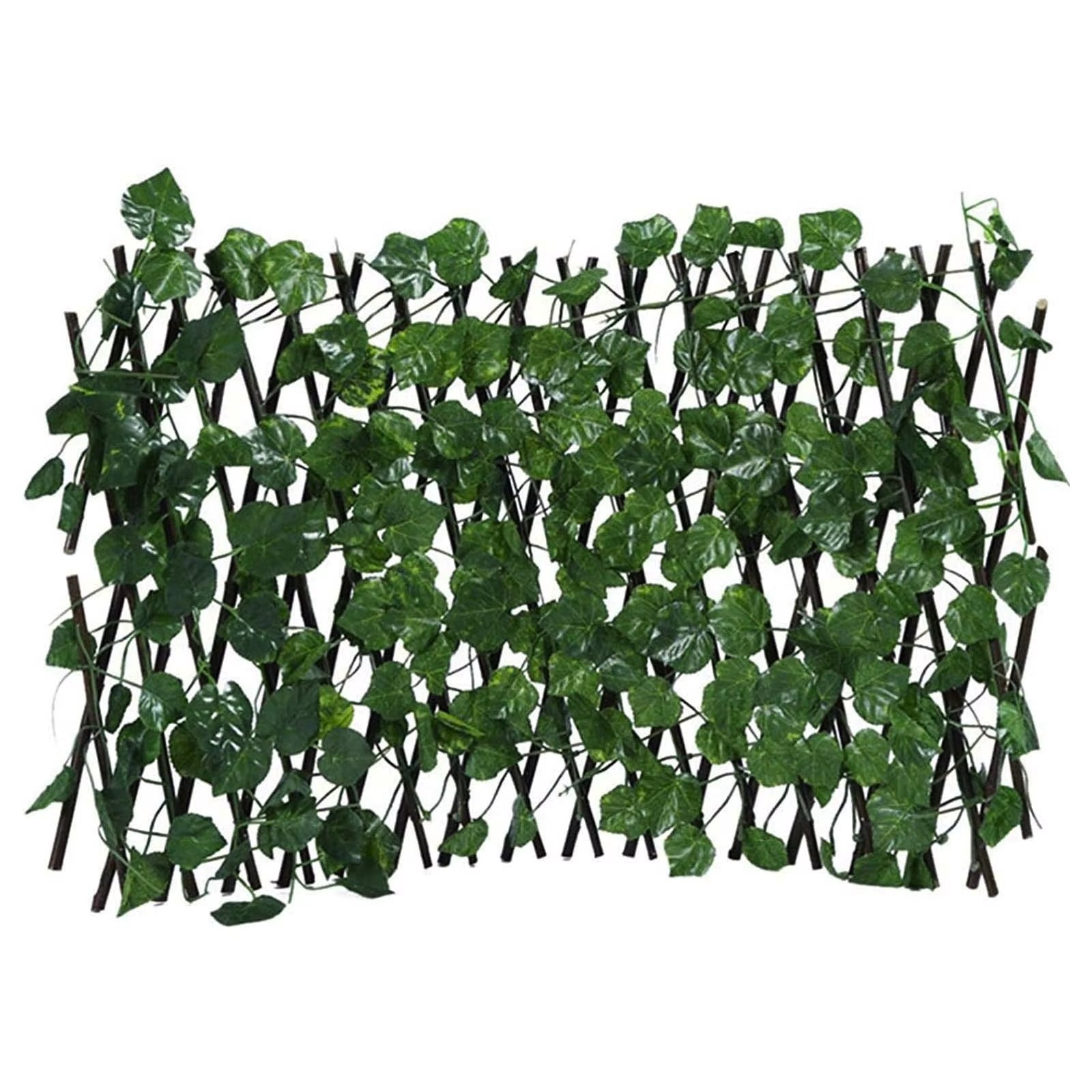 Retractable Fence Expandable Faux Ivy