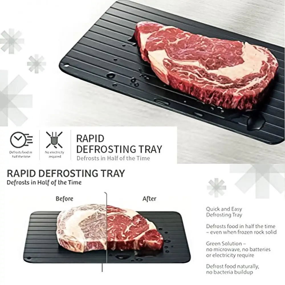 Defrosting Tray Thaw Frozen Food Meat