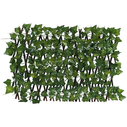 Retractable Fence Expandable Faux Ivy