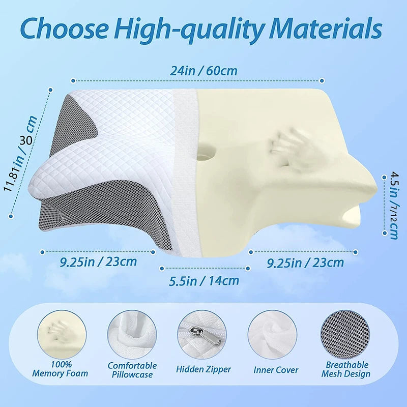 Ergonomic Contour Orthopedic Pillow